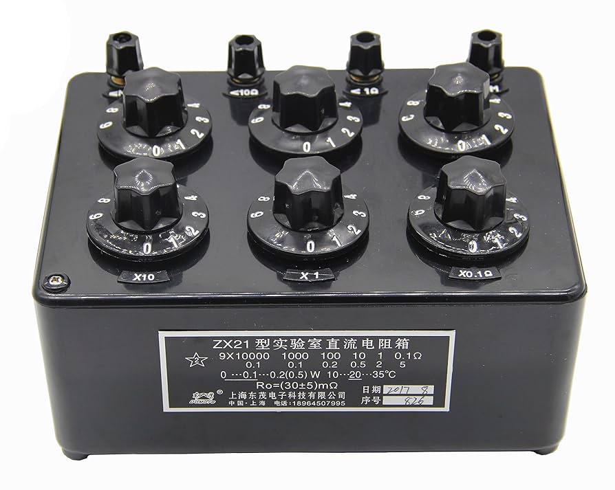 ミュージック BABY L L RESISTANS NEWTRY ZX21 Series Variable Decade Rotary Resistor Precision
